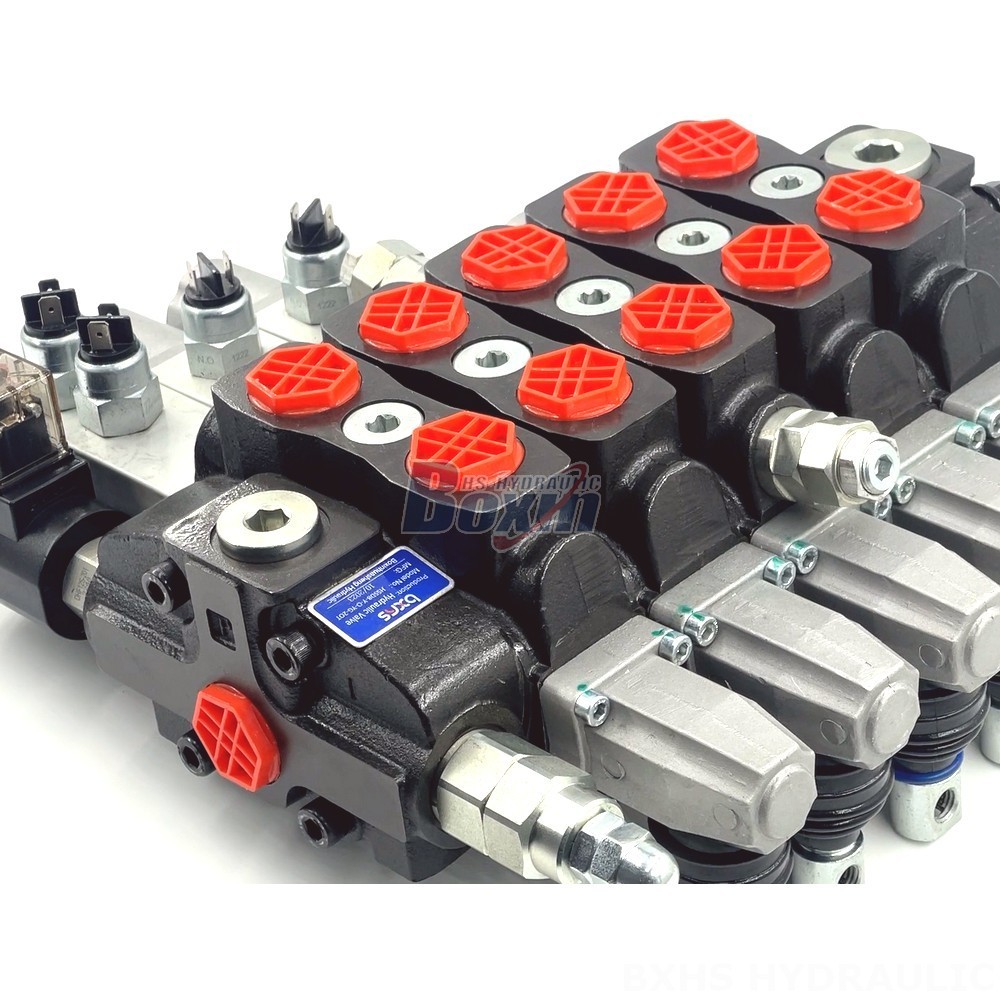 High-Performance Manual 5 Spool Sectional Directional Valve detail image